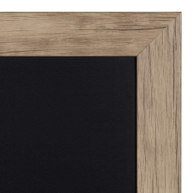 DesignOvation Beatrice Framed Magnetic Chalkboard, 13x23, Rustic Brown - Image 3